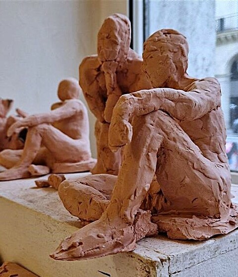 Sculpture d'après modèle vivant 