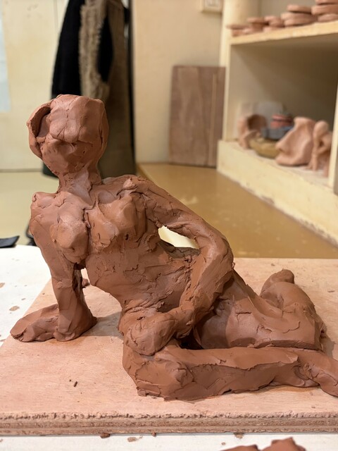 Stage Sculpture, modelage d’après modèle vivant habillé  Lycéens et Adultes (Hiver 2026)