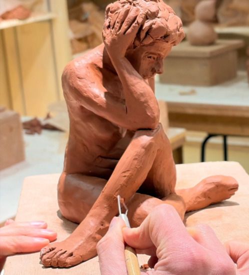 Sculpture, modelage d’après modèle vivant nu (Été 2026)