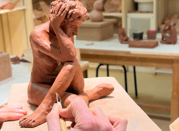 Sculpture, modelage d’après modèle vivant nu (Été 2026)