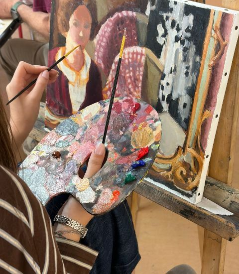 Peinture à l'huile sans solvant