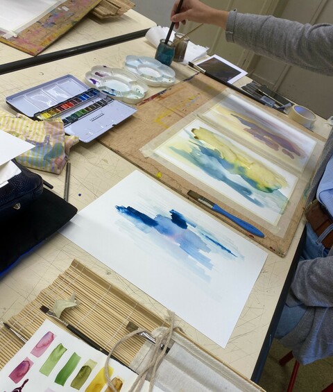 Dessin, Peinture, Techniques mixtes & Aquarelle